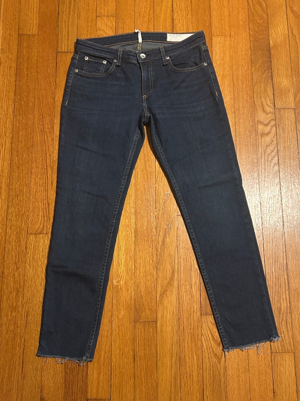 rag & bone Dre Low Rise Slim Boyfriend Jeans Dark Wash Women’s 25